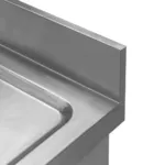 Chiuveta inox sudata cu bazin stanga si dulap 100x70x85 cm pentru bucatarii profesionale_img_10