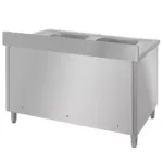 Chiuveta inox sudata dubla cu dulap 100x70x85 cm pentru bucatarii profesionale_img_06