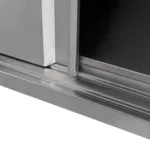 Chiuveta inox sudata dubla cu dulap 100x70x85 cm pentru bucatarii profesionale_img_09