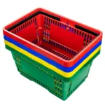 Cos de cumparaturi, plastic galben, 22L, 30x43x22 cm_img_04