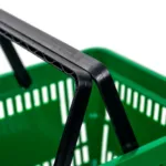 Cos de cumparaturi, plastic verde, 22L, 30x43x22 cm_img_01