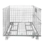 Cos metalic tip gitterbox cu roti, pliabil, zincat 120x100x89 cm_img_03