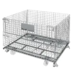 Cos metalic tip gitterbox cu roti, pliabil, zincat 120x100x89 cm_img_05