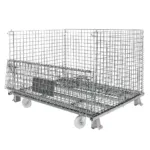 Cos metalic tip gitterbox cu roti, pliabil, zincat 120x100x89 cm_img_07