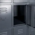 Dulap BHP cu 12 compartimente, 90x50x180 cm, grafit, usi inchise_img_05