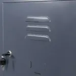 Dulap BHP cu 12 compartimente, 90x50x180 cm, grafit, usi inchise_img_08