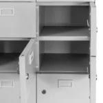 Dulap BHP cu 30 compartimente, 87x30x180 cm, gri_img_05