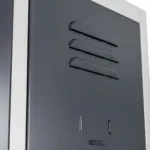 Dulap BHP cu 6 compartimente, 90x50x180 cm, gri, front grafit, usi inchise_img_11