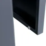 Dulap BHP cu 8 compartimente, 80x50x180 cm, grafit, usi inchise_img_09