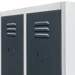 Dulap BHP vestiar 2 usi, S-60 cm, grigrafit, metal vopsit, 60x50x180 cm_img_11
