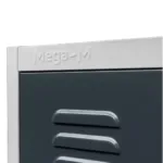 Dulap BHP vestiar 2 usi, S-60 cm, grigrafit, metal vopsit, 60x50x180 cm_img_12