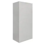 Dulap BHP vestiar 2 usi cu compartimente, S-80 cm, metal gri, 80x50x180 cm_img_04