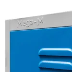 Dulap BHP vestiar pe baza cu compartimente, cu picioare, 2 usi, S-80 cm, grialbastru, 80x50x190 cm_img_06