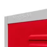 Dulap BHP vestiar pe baza cu picioare, 2 usi, S-80 cm, grirosu, 80x50x190 cm_img_05