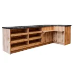 Dulap cu blat de servire, finisaj stejar wotan, 310x60x90 cm_img_08