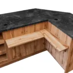 Dulap cu blat de servire, finisaj stejar wotan, 310x60x90 cm_img_09