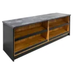 Dulap cu blat de servire, negru stejar kraft, 200x60x90 cm, blat K205_img_01