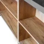 Dulap cu blat de servire, negru stejar kraft, 200x60x90 cm, blat K205_img_04