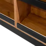 Dulap cu blat de servire, negru stejar kraft, 200x60x90 cm, blat K205_img_05