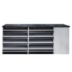 Dulap magazin impuls, 260x60x113 cm, finisaj ulm liberty, mobilier retail_img_01