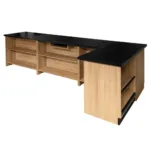 Dulap magazin, lemn dab american, H-87 cm, L-360 cm, G-60 cm_img_01