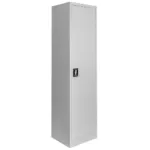 Dulap metalic birou pentru acte, 45x40x185 cm, gri, usi pline_img_02