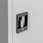 Dulap metalic birou pentru acte, 45x40x185 cm, gri, usi pline_img_05