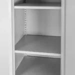 Dulap metalic birou pentru acte, 45x40x185 cm, gri, usi pline_img_06