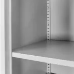 Dulap metalic birou pentru acte, 45x40x185 cm, gri, usi pline_img_07