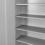 Dulap metalic birou pentru documente, 120x40x185 cm, gri, usi pline_img_06