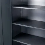 Dulap metalic birou pentru documente, 90x40x185 cm, grafit, usi pline_img_07