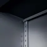 Dulap metalic birou pentru documente, 90x40x185 cm, grafit, usi pline_img_10