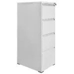 Dulap metalic documente WENUS, 4 sertare, gri, 45x62x134 cm_img_02