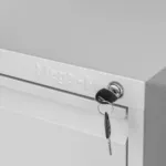 Dulap metalic documente WENUS, 4 sertare, gri, 45x62x134 cm_img_12