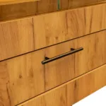 Dulap pentru paine cu geam, dab kraft, H-205 cm, L-100 cm, G-58 cm_img_08