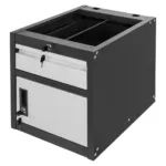 Dulap pentru scule atelier cu 1 sertar si 1 dulap 37x48.5x41.5 cm grafit_img_01