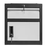 Dulap pentru scule atelier cu 1 sertar si 1 dulap 37x48.5x41.5 cm grafit_img_02