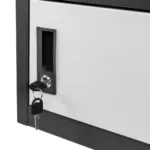 Dulap pentru scule atelier cu 1 sertar si 1 dulap 37x48.5x41.5 cm grafit_img_06