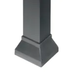 Gratar de gradina pe carbune cu capac, 1 blat lateral, negru 113x66x106 cm_img_13