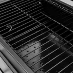 Gratar de gradina pe carbune cu capac, gratar emailat, 2 blaturi laterale 110x42x95_img_10