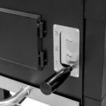 Gratar de gradina pe carbune cu capac, gratar emailat, 2 blaturi laterale 110x42x95_img_14