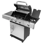 Gratar de gradina pe gaz 3+1 cu blat lateral, usa si capac inox 110x44x112_img_04