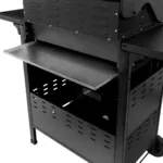 Gratar de gradina pe gaz 4+1 cu blat lateral, negru, 120x48x110 cm_img_08