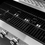 Gratar de gradina pe gaz 6+1 cu blat lateral si capac inox 141x48x110 cm_img_10