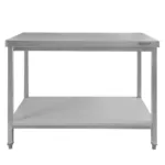 Masa centrala inox cu polita 100x70x85 cm pentru bucatarii profesionale_img_01