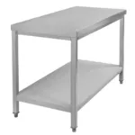 Masa centrala inox cu polita 100x70x85 cm pentru bucatarii profesionale_img_02