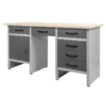 Masa de lucru cu 6 sertare si 1 dulap HANDYMAN S-160 cm_img_01