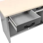 Masa de lucru cu 6 sertare si 2 dulapuri HANDYMAN S-160 cm_img_04