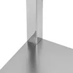 Masa inox perete cu polita 160x60x85 cm pentru bucatarii profesionale_img_10