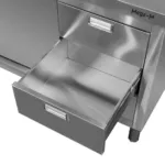Masa inox perete sudata cu dulap si 3 sertare 180x70x85 cm pentru bucatarii profesionale_img_01